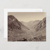 De bergen van de Sinaï Briefkaart (Voorkant / Achterkant)