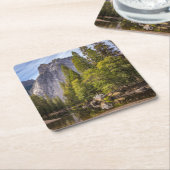 De bergen van Yosemite Kartonnen Onderzetters (Schuin)