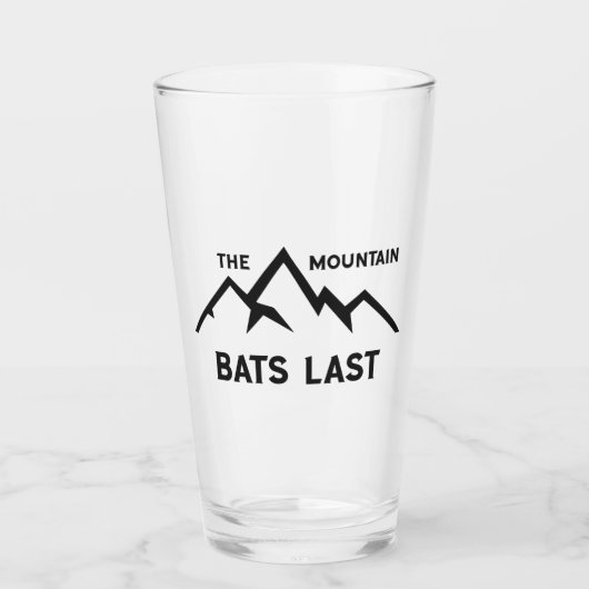 De bergen zijn de laatste glas (Voorkant)