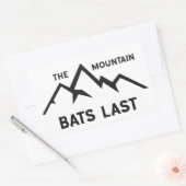 De bergen zijn de laatste rechthoekige sticker (Envelop)