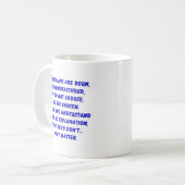 de bergen zijn geboren koffiemok (Voorkant links)