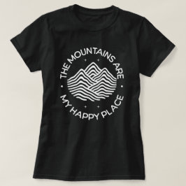 De bergen zijn mijn gelukzalige plek t-shirt