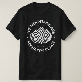 De bergen zijn mijn gelukzalige plek t-shirt