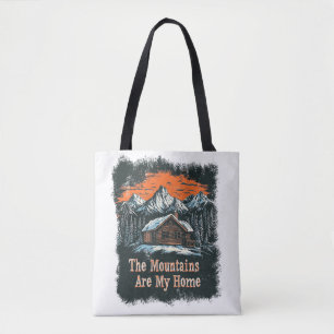 De bergen zijn mijn thuis tote bag