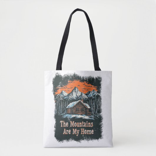 De bergen zijn mijn thuis tote bag (Voorkant)