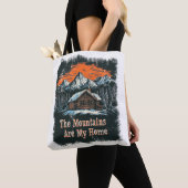 De bergen zijn mijn thuis tote bag (Dichtbij)