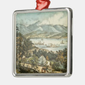 De berggebieden van de Catskills Metalen Ornament (Links)