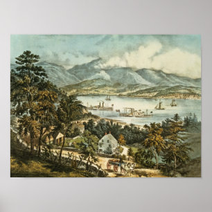 De berggebieden van de Catskills Poster