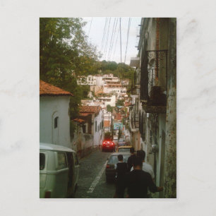 De bergkant in Taxco aflopen Briefkaart