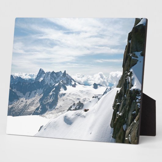 De bergketen van de Alpen - Verbluffend! Fotoplaat (Zijkant)