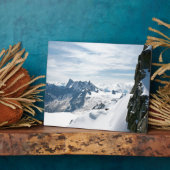 De bergketen van de Alpen - Verbluffend! Fotoplaat (Zijkant)