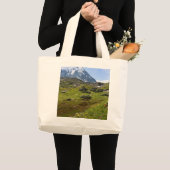 De bergketen van de Alpen - Verbluffend! Grote Tote Bag (Voorkant (product))