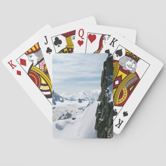 De bergketen van de Alpen - Verbluffend! Pokerkaarten (Achterkant)