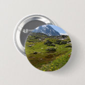 De bergketen van de Alpen - Verbluffend! Ronde Button 5,7 Cm (Voorkant /achterkant)