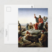 De Bergrede door Carl Bloch Briefkaart (Voorkant / Achterkant)