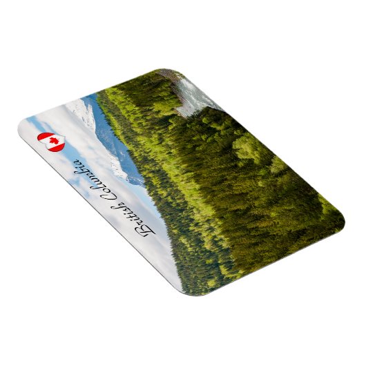 De bergrivier in het bos van British Columbia Magneet (Rechterzijde)