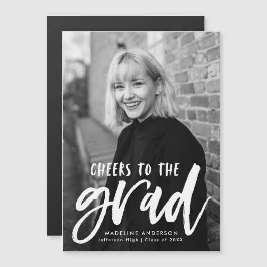 De berichten aan de Aankondiging van het Afstudere (Voorkant / Achterkant)