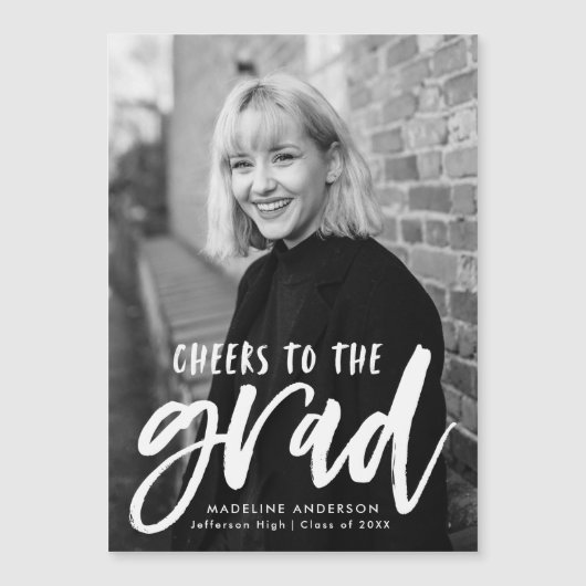 De berichten aan de Aankondiging van het Afstudere (Voorkant)