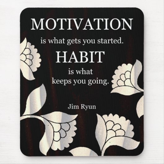 De Berichten van de motivatie op Mousepad Muismat (Voorkant)