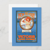 De Berijdende Veerboot van de vrouw - Victoria, BC Briefkaart (Voorkant / Achterkant)