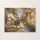 De berisping van Adam en Eva Biblical Religious Ar Legpuzzel (Horizontaal)