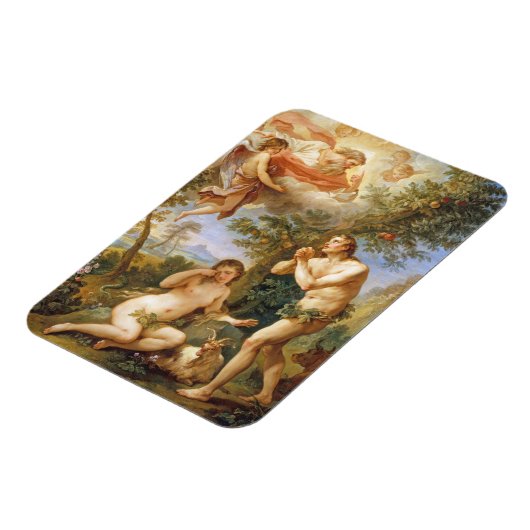 De berisping van Adam en Eva Biblical Religious Ar Magneet (Linkerzijde)