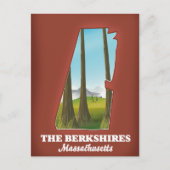 De Berkshires Massachusetts kaart (Voorkant)