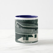 De Berkwood mid-Century Modern House Mok (Midden)