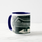 De Berkwood mid-Century Modern House Mok (Voorkant links)