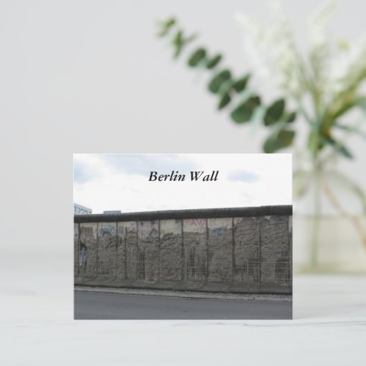 De Berlijnse muur Briefkaart (Staand voorkant)