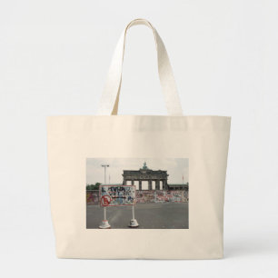 De Berlijnse muur Grote Tote Bag