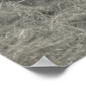 De Berlijnse muur in een buurt Poster (Hoek)