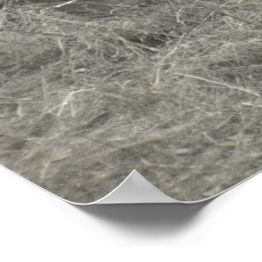 De Berlijnse muur in een buurt Poster (Hoek)