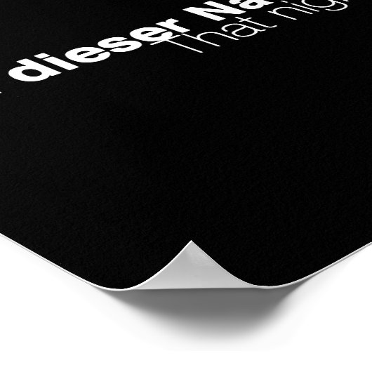 De Berlijnse muur Poster (Hoek)