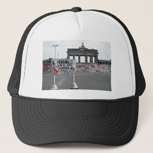 De Berlijnse muur Trucker Pet (Voorkant)