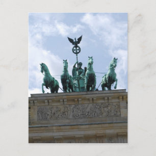 De Berlijnse poort in het stadscentrum - Brandenbu Briefkaart