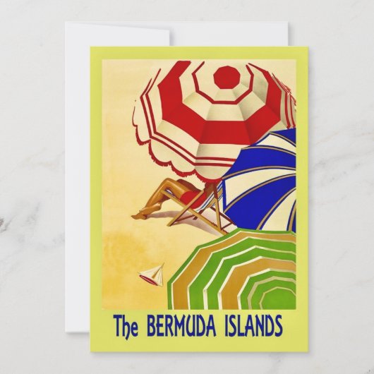 De Bermuda-eilanden 5x7 grote ansichtkaart (Voorkant)