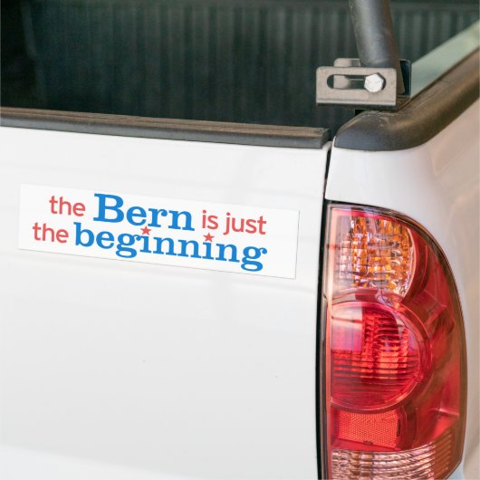 De Bern is gewoon de Bumpersticker van het Begin. (Op Truck)