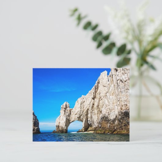 De beroemde Arch in Cabo San Lucas Briefkaart (Staand voorkant)