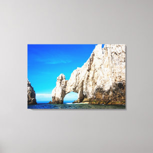 De beroemde Arch in Cabo San Lucas Canvas Afdruk