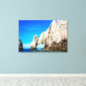 De beroemde Arch in Cabo San Lucas Canvas Afdruk (Insitu (Houten vloer))