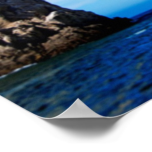 De beroemde Arch in Cabo San Lucas Poster (Hoek)