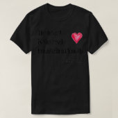 De beroemde Auteurs QuoteThe het Hart is de Echte  T-shirt (Design voorkant)