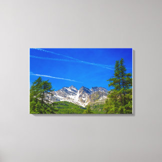 de beroemde bergen Drie Levanne op doek Canvas Afdruk