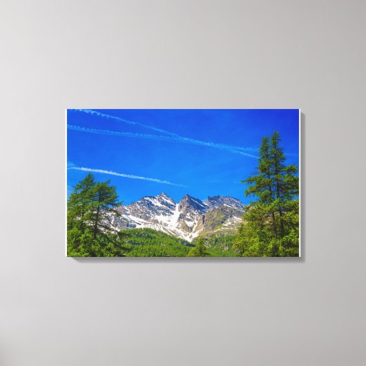 de beroemde bergen Drie Levanne op doek Canvas Afdruk (Voorkant)