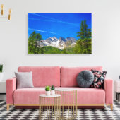 de beroemde bergen Drie Levanne op doek Canvas Afdruk (Insitu (Woonkamer))