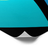 De beroemde Full Mandelbrot set fractal art Poster (Hoek)