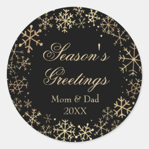 De beroemde 'Greetings Classic Round Sticker' van  Ronde Sticker