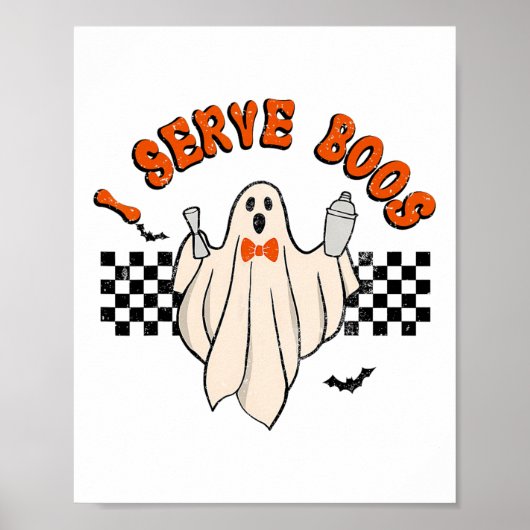 De beroemde Halloween Rtender Mixoloog Ghost I Ser Poster (Voorkant)
