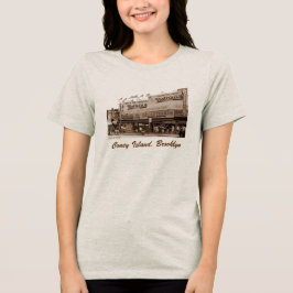 De beroemde hotdogs van Nathan Tri-Blend Shirt